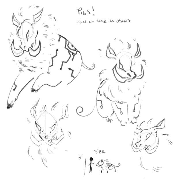 Boar Concept Art